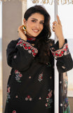 Seran Afsanah Embroidered Lawn Unstitched 3Pc Suit D-01 MAYA
