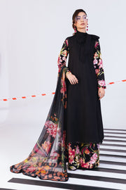 Maria.B M.Basics Printed Khaddar Unstitched 3Pc Suit MB-CUS25-1101-B
