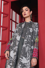 Maria.B M.Basics Printed Marina Twill Unstitched 3Pc Suit MB-CUS25-1106-A