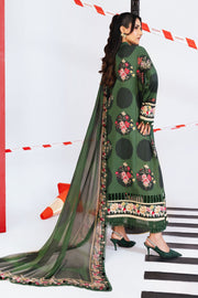 Maria.B M.Basics Printed Marina Twill Unstitched 3Pc Suit MB-CUS25-1107-A