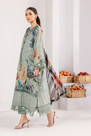 Maria.B M.Basics Printed Linen Unstitched 3Pc Suit MB-CUS25-1109-A