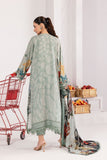 Maria.B M.Basics Printed Linen Unstitched 3Pc Suit MB-CUS25-1109-A