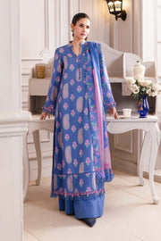 Maria.B M.Basics Printed Linen Unstitched 3Pc Suit MB-CUS25-1110-B