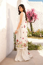 Maria.B M.Basics Embroidered Lawn Unstitched 3Pc Suit MB-CUS25-701B