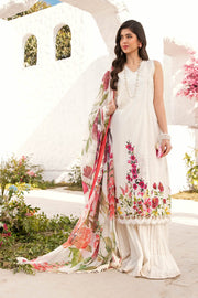 Maria.B M.Basics Embroidered Lawn Unstitched 3Pc Suit MB-CUS25-701B