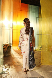 Maria.B M.Basics Embroidered Lawn Unstitched 3Pc Suit MB-CUS25-702B