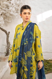 Maria.B M.Basics Embroidered Lawn Unstitched 3Pc Suit MB-CUS25-702A