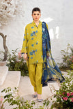 Maria.B M.Basics Embroidered Lawn Unstitched 3Pc Suit MB-CUS25-702B