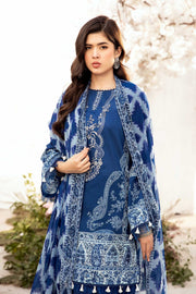 Maria.B M.Basics Embroidered Lawn Unstitched 3Pc Suit MB-CUS25-703B