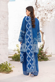 Maria.B M.Basics Embroidered Lawn Unstitched 3Pc Suit MB-CUS25-703B