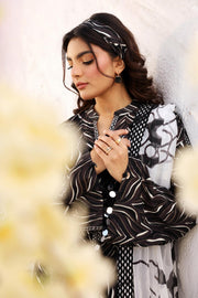 Maria.B M.Basics Embroidered Lawn Unstitched 3Pc Suit MB-CUS25-704B