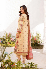 Maria.B M.Basics Embroidered Lawn Unstitched 3Pc Suit MB-CUS25-705A
