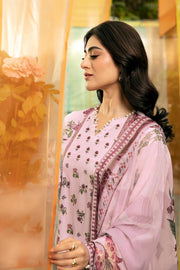 Maria.B M.Basics Embroidered Lawn Unstitched 3Pc Suit MB-CUS25-705B