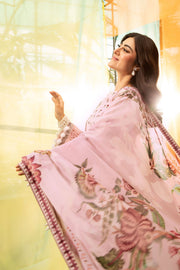 Maria.B M.Basics Embroidered Lawn Unstitched 3Pc Suit MB-CUS25-705B