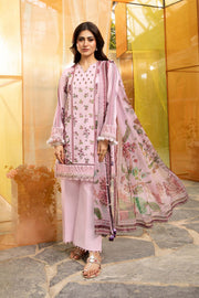 Maria.B M.Basics Embroidered Lawn Unstitched 3Pc Suit MB-CUS25-705B