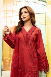 Maria.B M.Basics Embroidered Lawn Unstitched 3Pc Suit MB-CUS25-706A