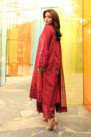 Maria.B M.Basics Embroidered Lawn Unstitched 3Pc Suit MB-CUS25-706A
