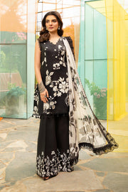 Maria.B M.Basics Embroidered Lawn Unstitched 3Pc Suit MB-CUS25-706B