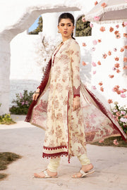 Maria.B M.Basics Embroidered Lawn Unstitched 3Pc Suit MB-CUS25-708A
