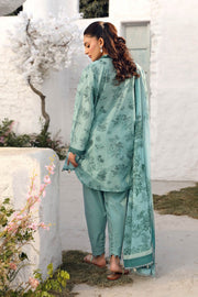 Maria.B M.Basics Embroidered Lawn Unstitched 3Pc Suit MB-CUS25-708B