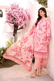 Maria.B M.Basics Embroidered Lawn Unstitched 3Pc Suit MB-CUS25-709A