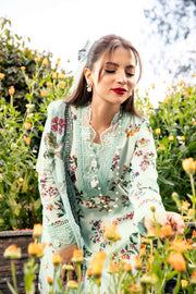 Maria.B M.Basics Embroidered Lawn Unstitched 3Pc Suit MB-CUS25-709B
