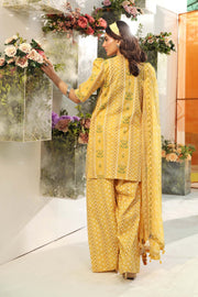 Maria.B M.Basics Embroidered Lawn Unstitched 3Pc Suit MB-CUS25-711A