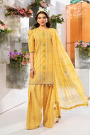 Maria.B M.Basics Embroidered Lawn Unstitched 3Pc Suit MB-CUS25-711A
