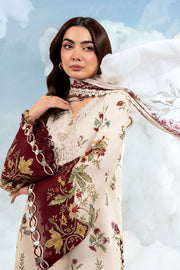 Maria.B M.Basics Embroidered Lawn Unstitched 3Pc Suit MB-CUSV14-01A