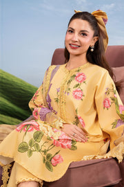 Maria.B M.Basics Embroidered Lawn Unstitched 3Pc Suit MB-CUSV14-04B