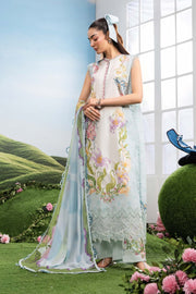 Maria.B M.Basics Embroidered Lawn Unstitched 3Pc Suit MB-CUSV14-05A
