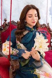 Maria.B M.Basics Embroidered Lawn Unstitched 3Pc Suit MB-CUSV14-05B
