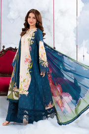 Maria.B M.Basics Embroidered Lawn Unstitched 3Pc Suit MB-CUSV14-05B