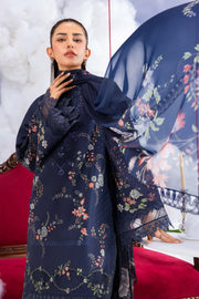 Maria.B M.Basics Embroidered Lawn Unstitched 3Pc Suit MB-CUSV14-07B