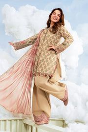 Maria.B M.Basics Embroidered Lawn Unstitched 3Pc Suit MB-CUSV14-12A