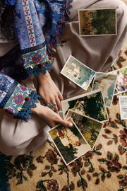 Maria B MBasics Embroidered Slub Khaddar Unstitched 3Pc Suit MB-CUSV15-01A
