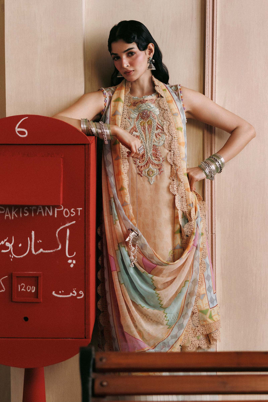 Maria B MBasics Embroidered Slub Khaddar Unstitched 3Pc Suit MB-CUSV15-01B