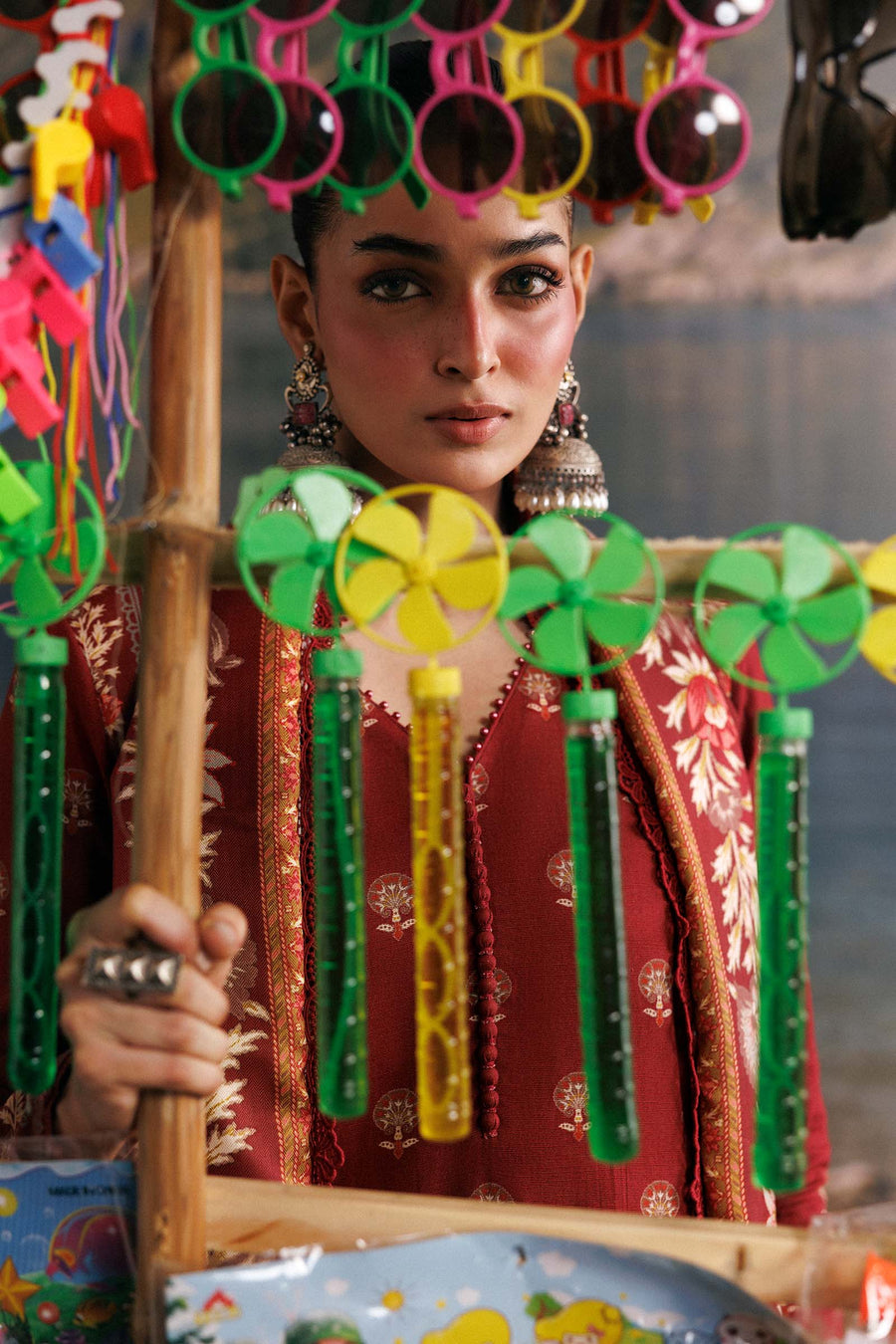 Maria B MBasics Embroidered Slub Khaddar Unstitched 3Pc Suit MB-CUSV15-03B