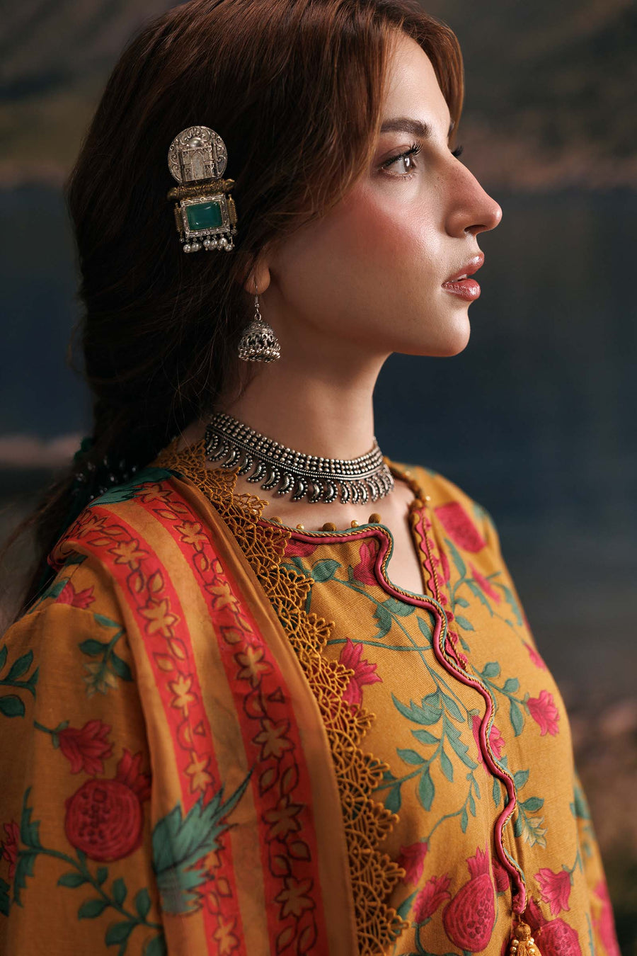 Maria B MBasics Embroidered Slub Khaddar Unstitched 3Pc Suit MB-CUSV15-06B