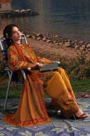 Maria B MBasics Embroidered Slub Khaddar Unstitched 3Pc Suit MB-CUSV15-06B