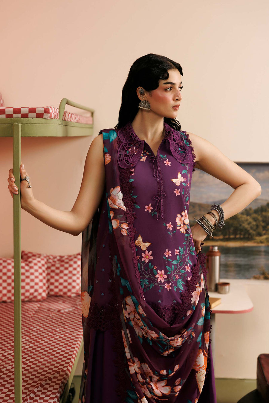Maria B MBasics Embroidered Linen Unstitched 3Pc Suit MB-CUSV15-07A