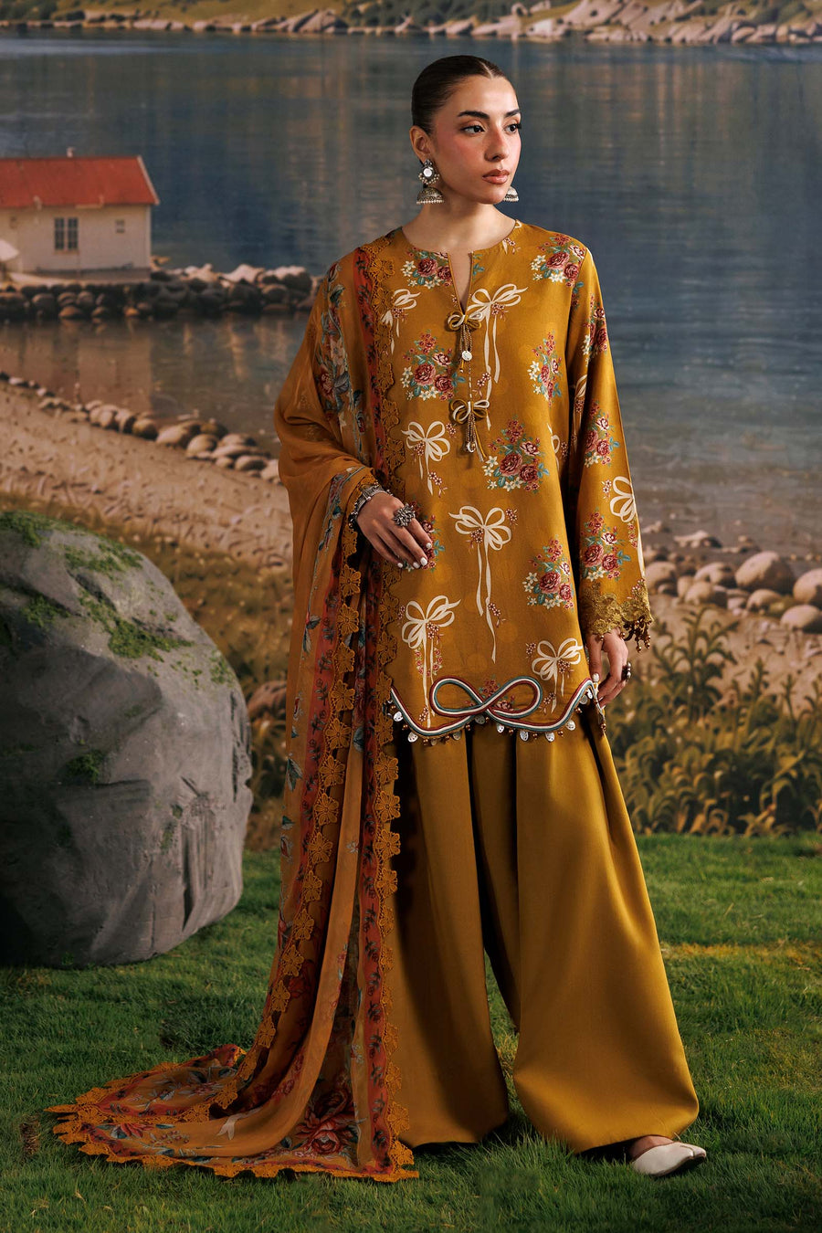 Maria B MBasics Embroidered Linen Unstitched 3Pc Suit MB-CUSV15-08A