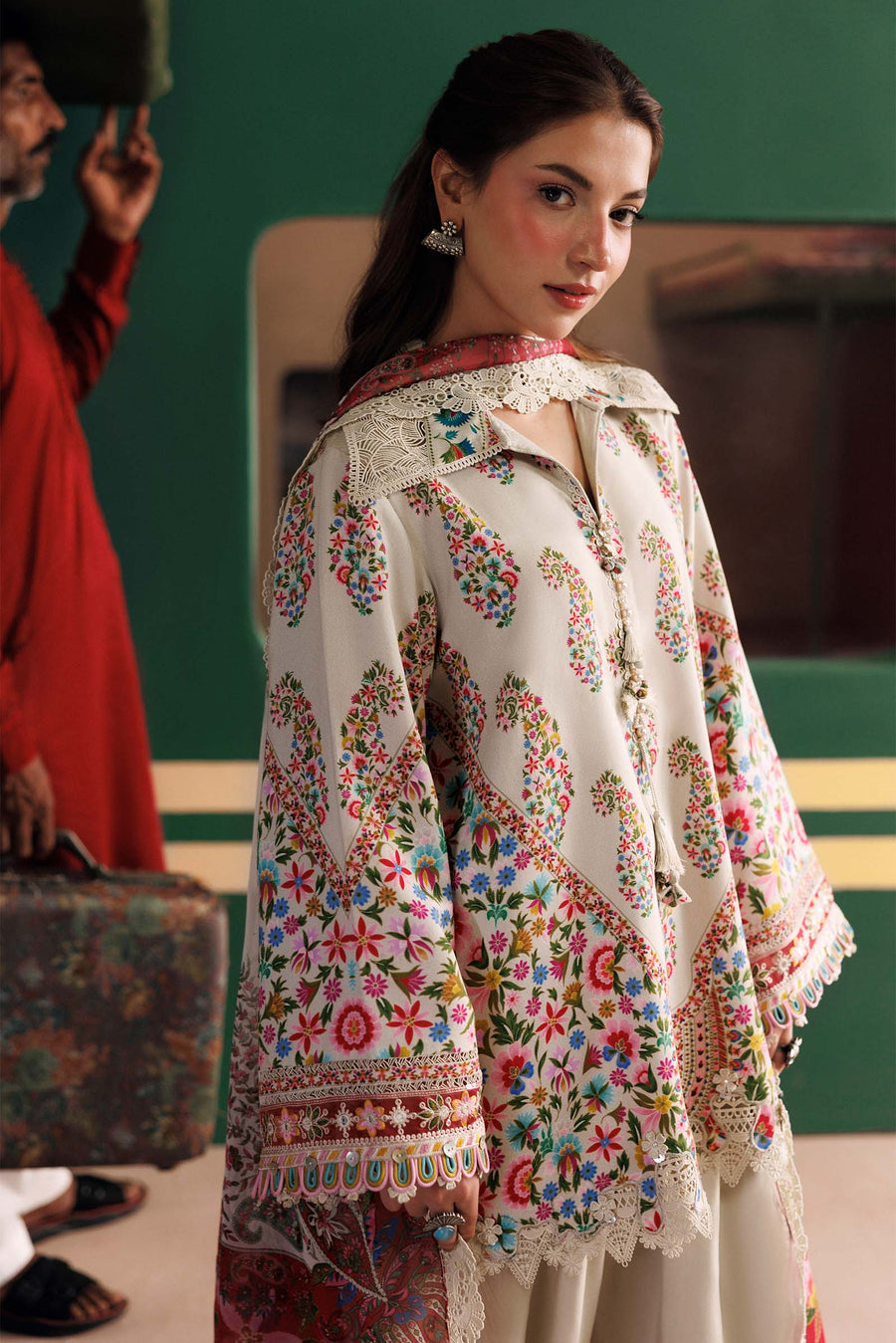 Maria B MBasics Embroidered Linen Unstitched 3Pc Suit MB-CUSV15-10A
