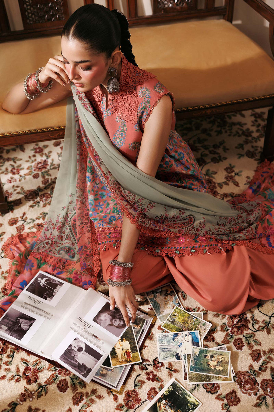 Maria B MBasics Embroidered Linen Unstitched 3Pc Suit MB-CUSV15-10B