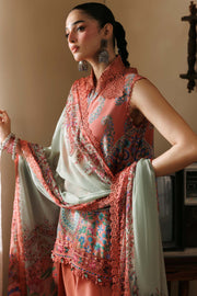 Maria B MBasics Embroidered Linen Unstitched 3Pc Suit MB-CUSV15-10B