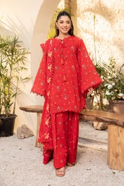 Maria.B M.Basics Elaheh Printed Lawn Unstitched 3Pc Suit MB-ELHV1-01