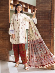 Maria.B M.Basics Elaheh Printed Lawn Unstitched 3Pc Suit MB-ELHV4-01