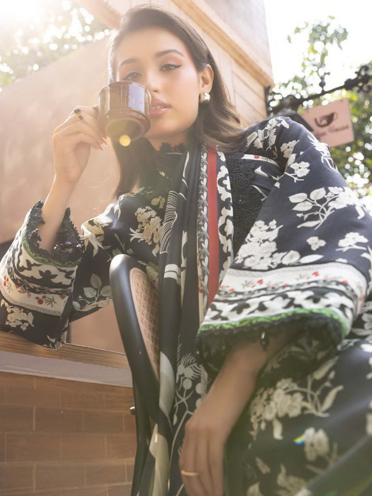 Maria.B M.Basics Elaheh Printed Lawn Unstitched 3Pc Suit MB-ELHV4-02