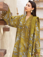 Maria.B M.Basics Elaheh Printed Lawn Unstitched 3Pc Suit MB-ELHV4-06