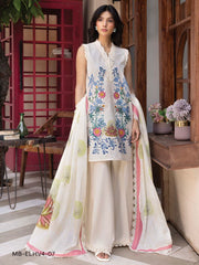 Maria.B M.Basics Elaheh Printed Lawn Unstitched 3Pc Suit MB-ELHV4-07